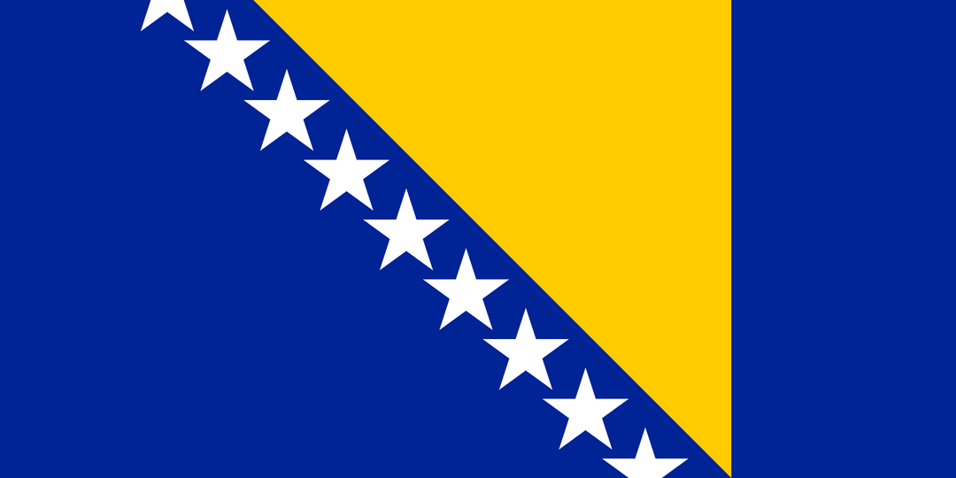 Bosnia and Herzegovina flag, 3x5 ft polyester wall flag with grommets