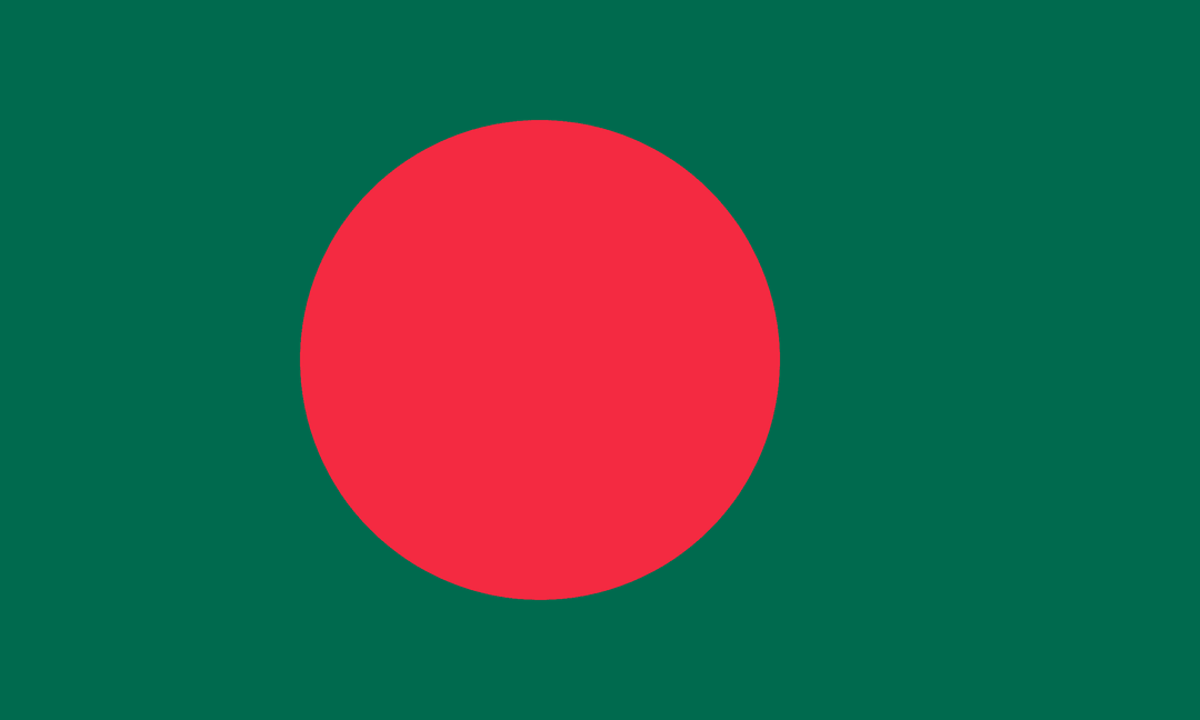 Bangladesh flag, 3x5 ft polyester wall flag with grommets