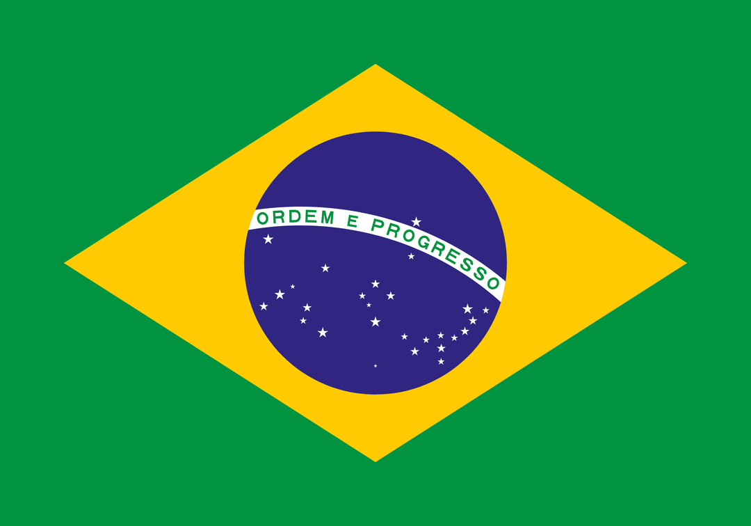 Brazil flag, 3x5 ft polyester wall flag with grommets
