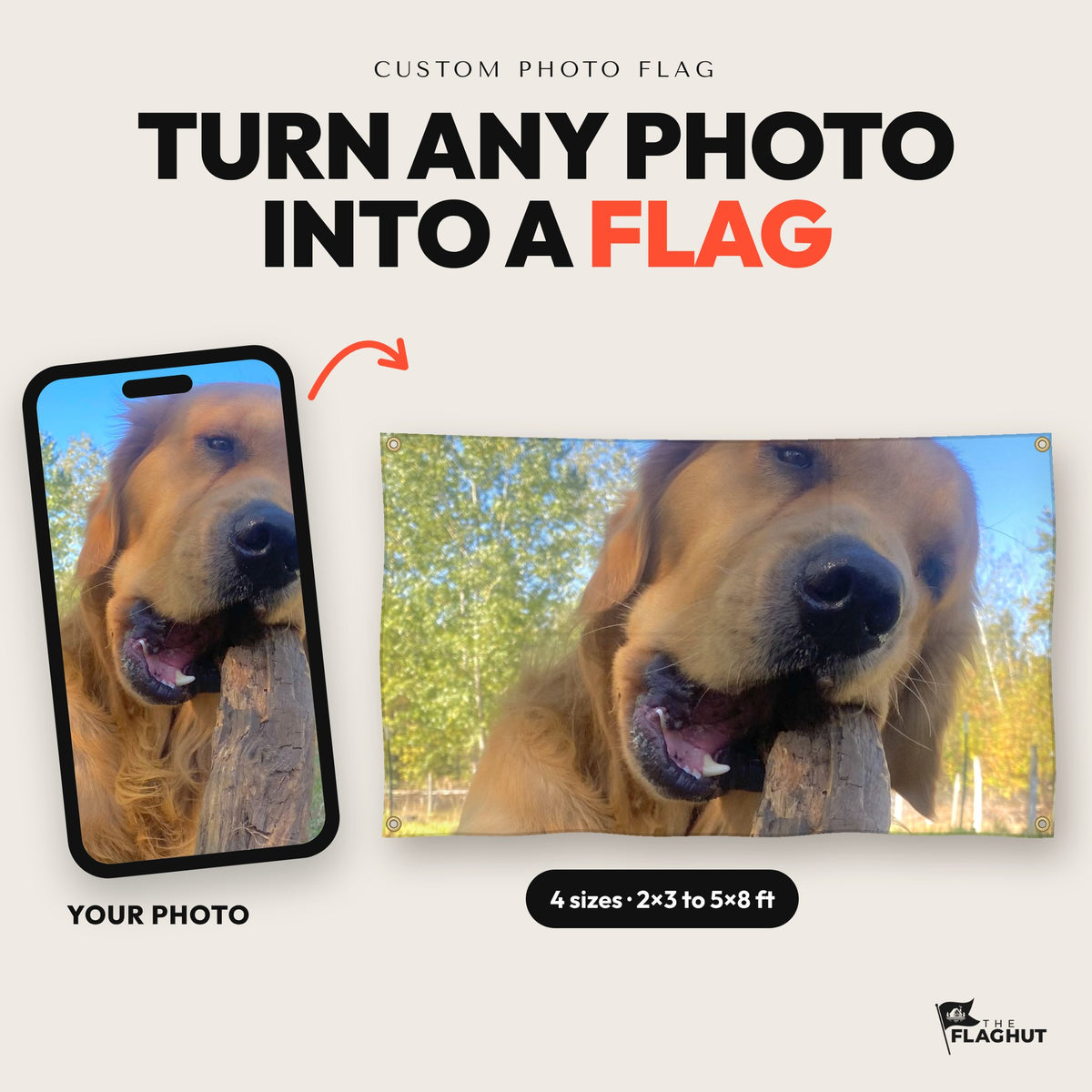 Turn any photo into a flag