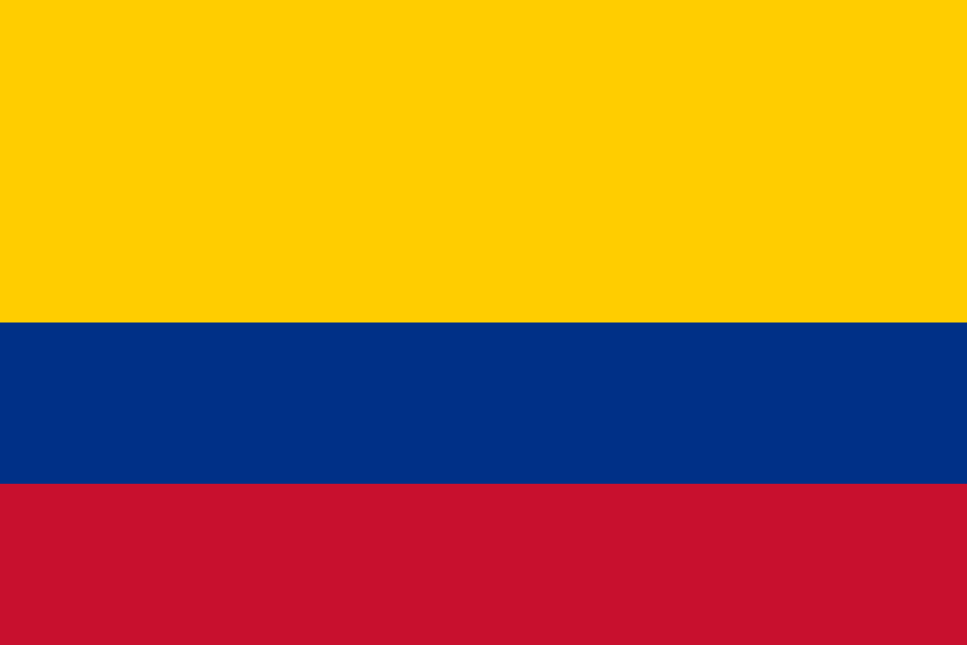Colombia flag, 3x5 ft polyester wall flag with grommets