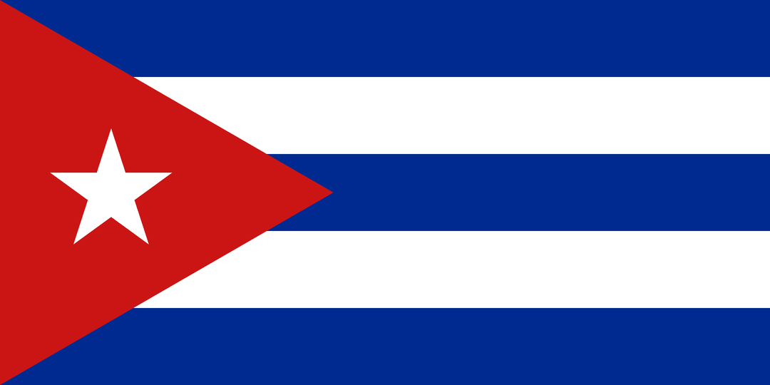 Cuba flag, 3x5 ft polyester wall flag with grommets