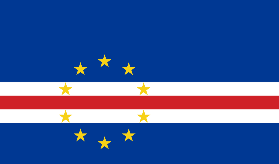 Cape Verde flag, 3x5 ft polyester wall flag with grommets