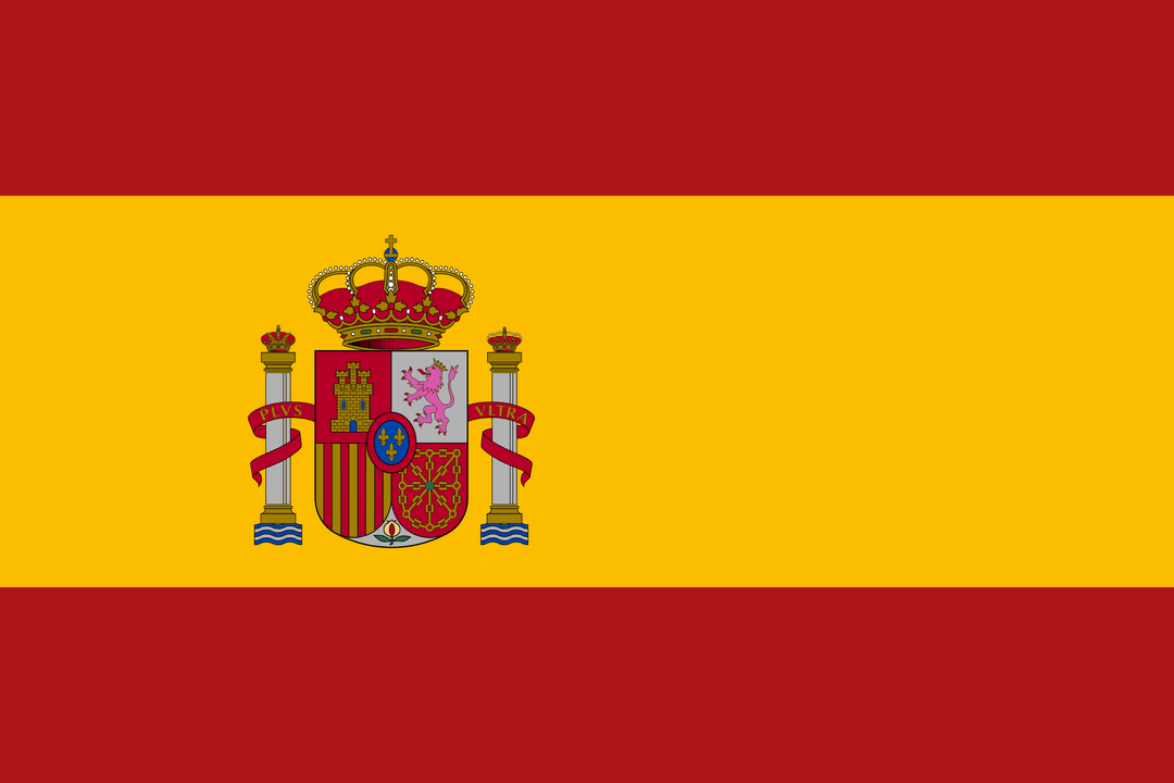 Spain flag, 3x5 ft polyester wall flag with grommets