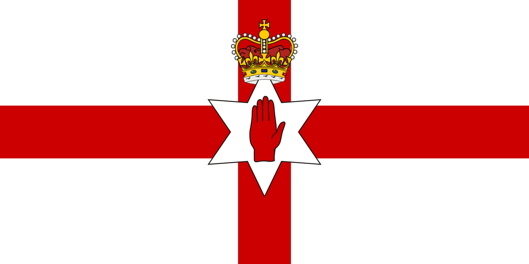 Northern Ireland flag, 3x5 ft polyester wall flag with grommets