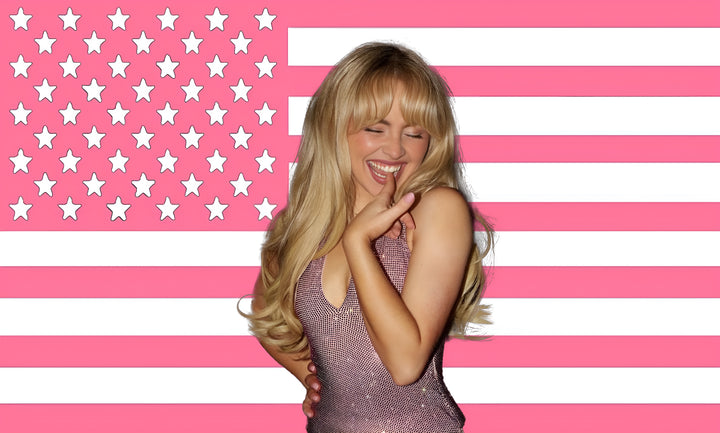 Sabrina Carpenter America Flag