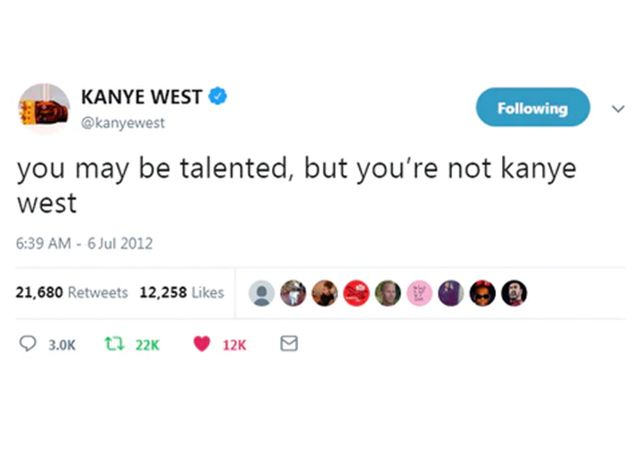 Kanye West Tweet Flag