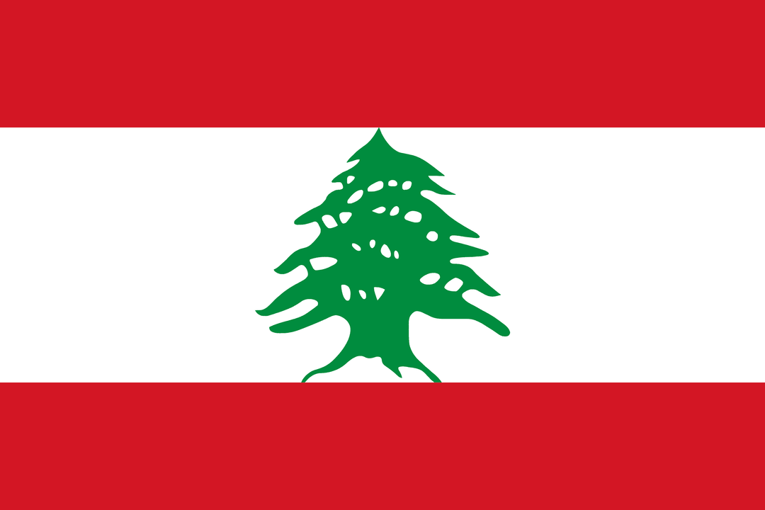 Lebanon flag, 3x5 ft polyester wall flag with grommets