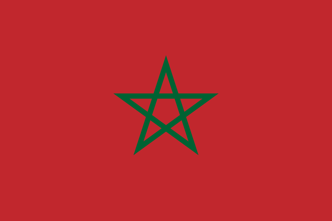 Morocco flag, 3x5 ft polyester wall flag with grommets