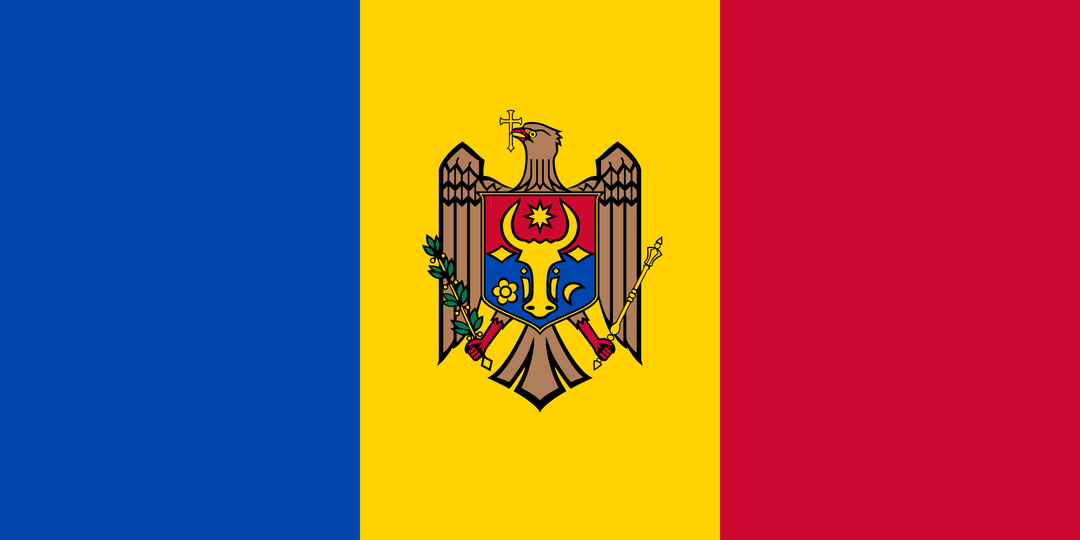Moldova flag, 3x5 ft polyester wall flag with grommets
