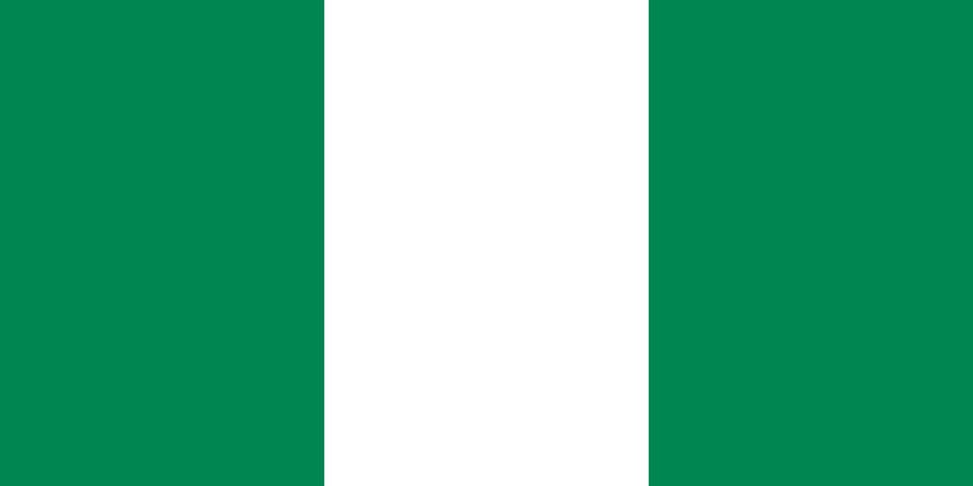 Nigeria flag, 3x5 ft polyester wall flag with grommets