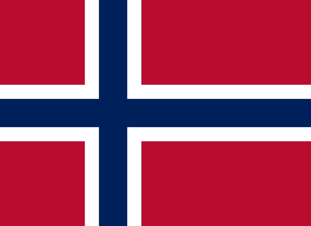 Norway flag, 3x5 ft polyester wall flag with grommets